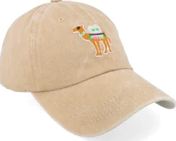 Camel Khaki Dad Cap - Iconic