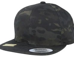 Camo Black Snapback - Yupoong