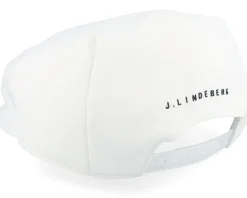 Campbell White Flat Cap - J.Lindeberg