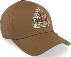 Camping Adventure Brown Wooly Combed Flexfit - Wild Spirit