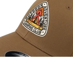 Camping Adventure Brown Wooly Combed Flexfit - Wild Spirit