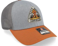 Camping Adventure Grey/Charcoal/Orange Trucker - Wild Spirit