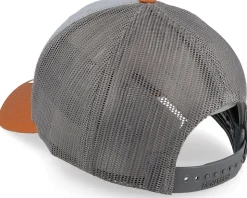 Camping Adventure Grey/Charcoal/Orange Trucker - Wild Spirit