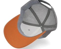 Camping Adventure Grey/Charcoal/Orange Trucker - Wild Spirit