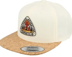 Camping Adventure Natural White/Cork Snapback - Wild Spirit