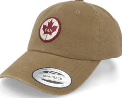 Canada Patch Canvas Dark Olive Dad Cap - Iconic