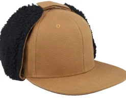 Canvas Flatbrim Caramel/Black Earflap - Equip