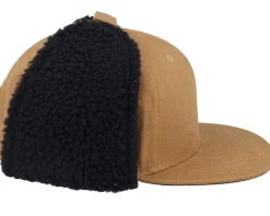 Canvas Flatbrim Caramel/Black Earflap - Equip