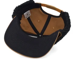 Canvas Flatbrim Caramel/Black Earflap - Equip