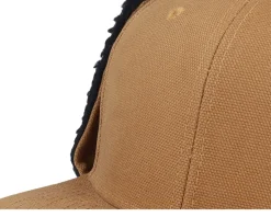 Canvas Flatbrim Caramel/Black Earflap - Equip