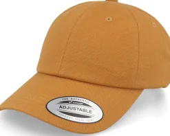 Canvas Light Brown Dad Cap - Yupoong