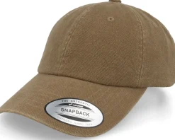 Canvas Light Brown Dad Cap - Yupoong