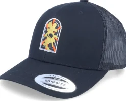 Cap Emblem Logo Black Trucker - Iconic