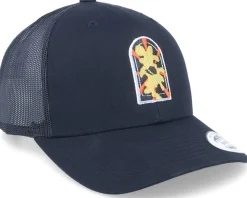 Cap Emblem Logo Black Trucker - Iconic