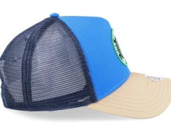 Cap Hft Food Seed Royal/Khaki A-Frame Trucker - Djinns
