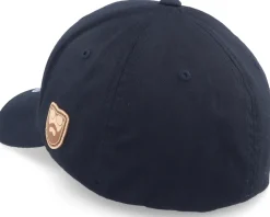 Cap Man Badge Patch Black Flexfit - Bearded Man