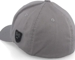 Cap Man Badge Patch Grey Flexfit - Bearded Man