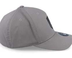 Cap Man Badge Patch Grey Flexfit - Bearded Man