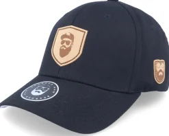 Cap Man Badge Patch Grey Flexfit - Bearded Man