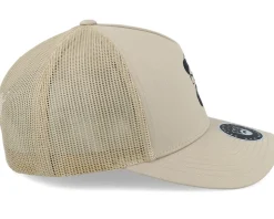Cap Man Beige Trucker - Bearded Man