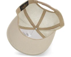 Cap Man Beige Trucker - Bearded Man