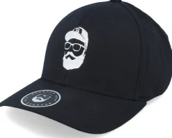 Cap Man Black Flexfit - Bearded Man