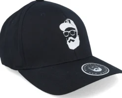 Cap Man Black Flexfit - Bearded Man