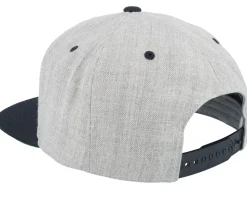 Cap Man Grey/Black Snapback - Bearded Man