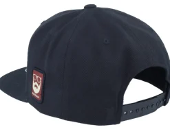 Cap Man Modern Black Snapback - Bearded Man