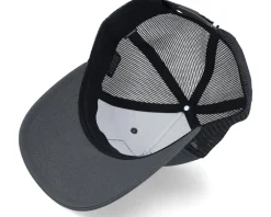 Cap Man Modern 112fp Split Charcoal/Black Trucker - Bearded Man