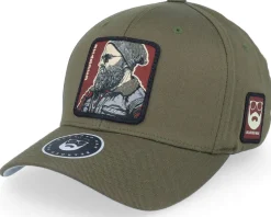 Cap Man Modern Olive Flexfit Wooly Combed Flexfit - Bearded Man