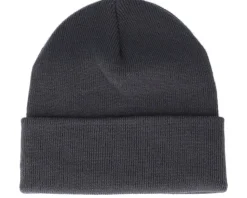 Cap Man Patch Graphite Grey Beanie - Bearded Man