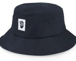 Cap Man Woven Black Bucket - Bearded Man