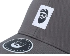 Cap Man Woven Dark Grey Flexfit - Bearded Man
