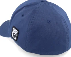 Cap Man Woven Patch Navy Flexfit - Bearded Man