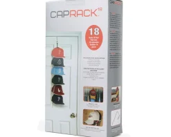 Cap Rack 18 Caps System Black - Perfect Curve