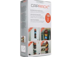 Cap Rack 18 Caps System Black - Perfect Curve