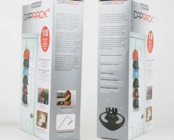 Cap Rack 18 Caps System Black - Perfect Curve