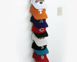 Cap Rack 18 Caps System Black - Perfect Curve