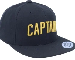 Captain 3D Black Snapback - Iconic