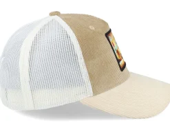 Capybara Chill Cord Caramel/Ivory A-frame Trucker - Iconic