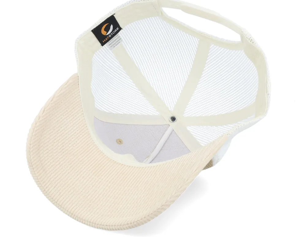 Capybara Chill Cord Caramel/Ivory A-frame Trucker - Iconic