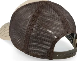 Capybara Crocodile 112 Split Khaki/Coffee Trucker - Iconic