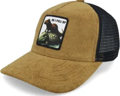 Capybara Crocodile Terry Caramel/Black Trucker - Iconic