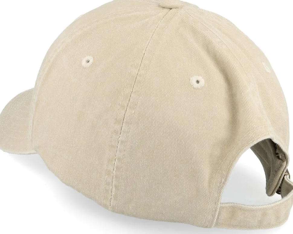 Capybara Crocodile Vintage Denim Sand Dad Cap - Iconic