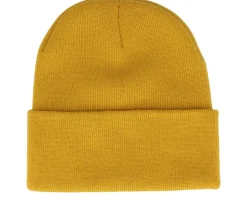 Capybara Sofa Beanie Mustard Cuff - Iconic