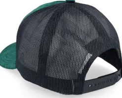 Car & Drive-through Velvet Green/Black A-frame Trucker - Calza Pennello
