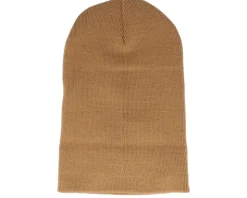 Caramel Long Blank Beanie - Beechfield