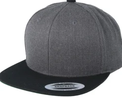 Carbon Black Snapback - Yupoong