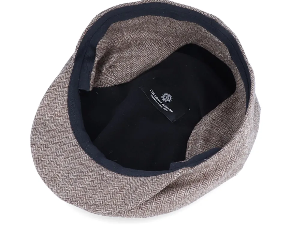 Carl Sr. Herringbone Brown Ear Flap - CTH Ericson